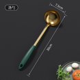 thumbnail image 2 of Cuchara ranurada de acero inoxidable para olla caliente y sopa, herramienta doméstica de cocina única, decoración de escritorio elegante y regalo para aliviar el estrés, 1 pieza, 2 of 3