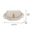 thumbnail image 2 of ¡Promoción Especial!, Bolso bandolera de un solo hombro de piel de gran capacidad con múltiples compartimentos para mujer Akmoler, 2 of 8