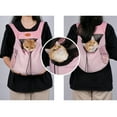 thumbnail image 5 of Pet Backpack Cat Carriers Small Dog Bag Go-Out Cat Puppies Carrier for Outdoor Travel Portable Soft Lightweight Shoulder Bag Pink, 5 of 5