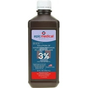 Epic Medical Supply Hydrogen Peroxide First Aid Antiseptic , 3% USP, 32 oz.