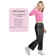 thumbnail image 5 of LOLANTA Girls Sequin Flare Pants Sparkle Bell Bottoms Kids Elastic Waist Glitter Disco Dance Trousers, 5 of 8