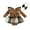 Khaki, variant on Musuos Baby Girls Romper Dress 3 6 12 18M Long Sleeve Ruffle Houndstooth Print Patchwork Romper with Headband