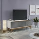 thumbnail image 1 of Mueble TV 55" Kappesberg 136cm con 3 Puertas Blanco/Gris, 1 of 10