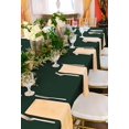thumbnail image 6 of 8 Pack Polyester Tablecloth 60 x 126 Inch Hunter Green Tablecloth for 8 Ft Rectangle Tables,Stain and Wrinkle Resistant Washable Fabric Table Covers Polyester Table Clothes for Wedding Parties Banque, 6 of 16