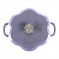 thumbnail image 4 of The Pioneer Woman Timeless Beauty Floral Shaped Enamel Cast Iron 3-Quart Dutch Oven, Purple, 4 of 9