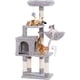 thumbnail image 1 of Árbol de Gatos, 3 Niveles Torre Árbol Rascador con Poste Rascador, Torre Grande para Gatos con Plataforma Acolchada y Pompón,para Gatos Pequeños Medios, 1 of 7