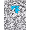 thumbnail image 2 of Sonic the Hedgehog Boys Short Sleeve Rashguard with UPF 50, Sizes 4-12, 2 of 3