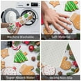 thumbnail image 4 of Daiia Christmas Gingerbread Cookies Front Door Mat, Heavy Duty Durable Welcome Mat for Outdoor Indoor, Dirt Trapper Waterproof Super Absorbent Door Mat, 16" x 24", 4 of 9