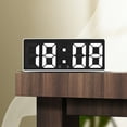 thumbnail image 2 of CCOCC Alarm Clock,Contemporary Digital Clock with Dual Display and Sound Activation,Wall Clock with Customizable Brightness for Bedrooms and Workspaces, 2 of 4