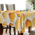 thumbnail image 3 of Ryvnso Honey Rectangle Table Cloth Tablecover Dinning Tablecloth 54"x54", 3 of 8