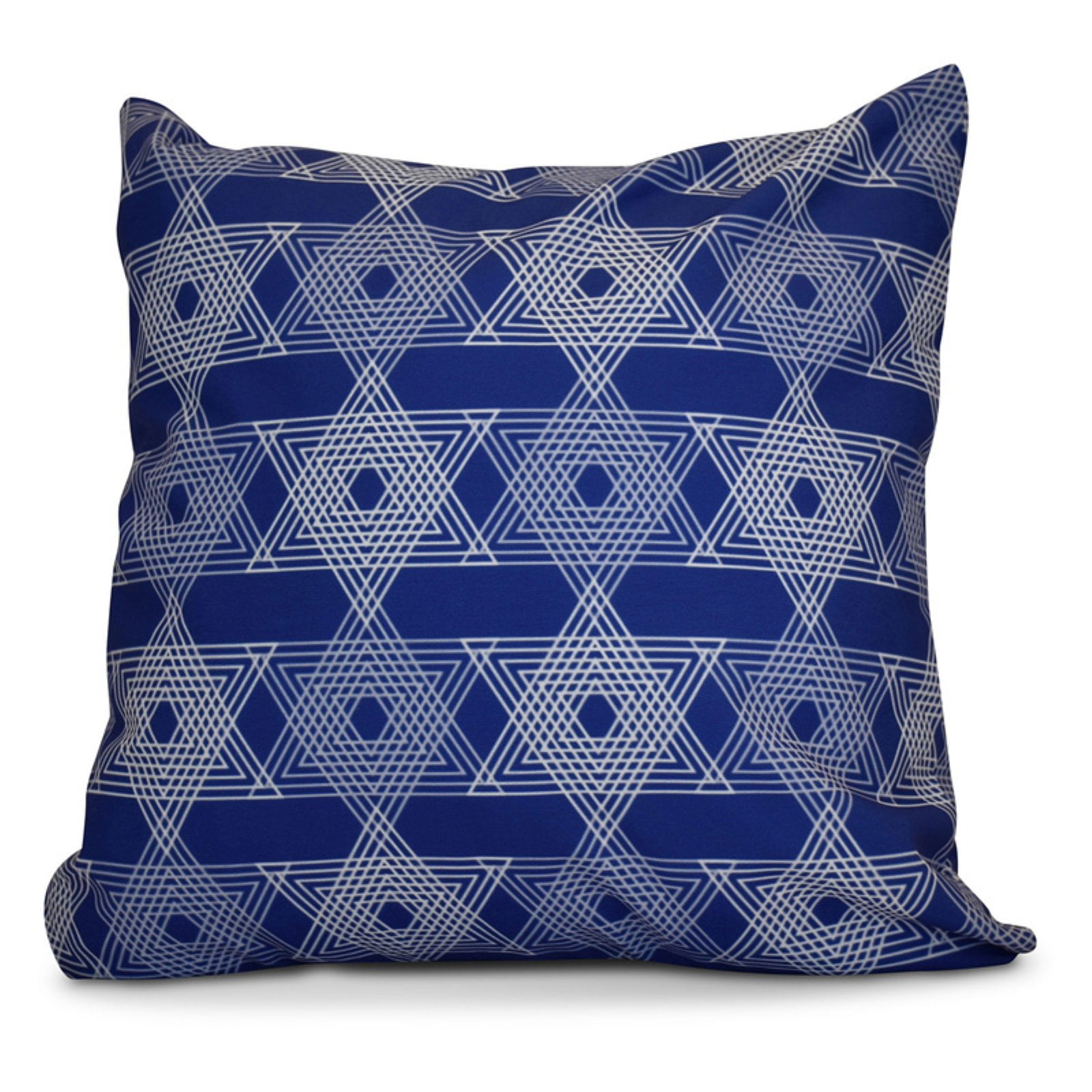 Simply Daisy Star Light Geometric Print Outdoor Pillow