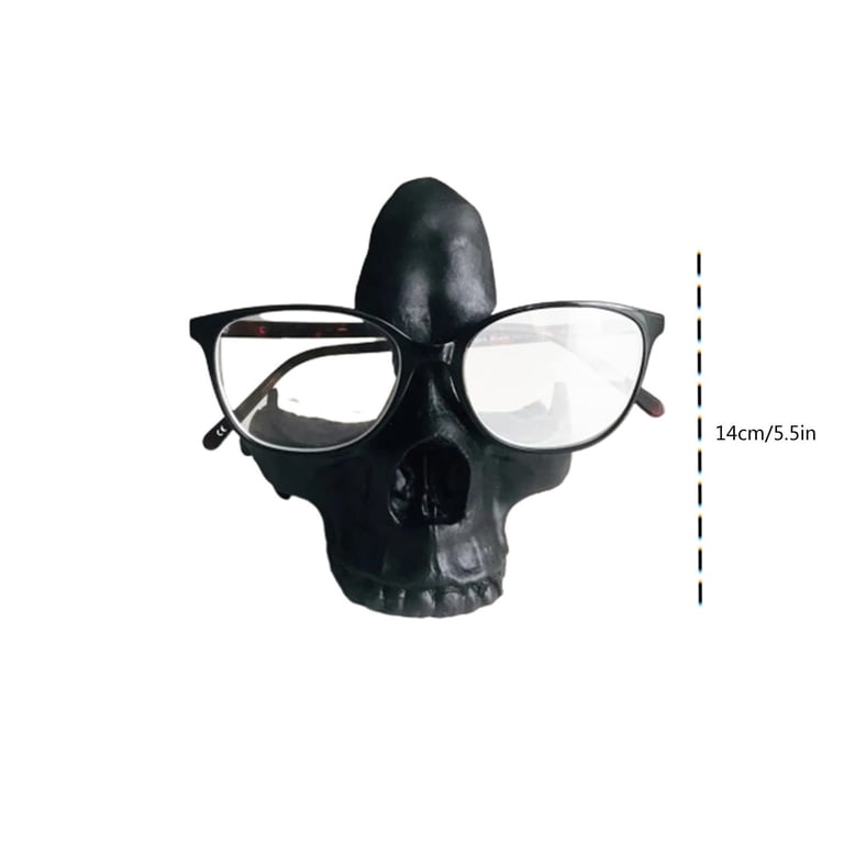2024 Halloween Decorations,Skull Glasses Stand Holder  display picture 1