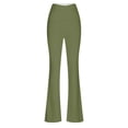 thumbnail image 4 of Womens Bootcut Yoga Pants Tummy Control Soft Flare Leggings High Waisted Boot Leg Lounge Workout Pants With Pockets, 4 of 4