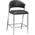 thumbnail image 1 of Hillsdale Molina 26 Metal Contemporary Counter Stool in Chrome/Gray, 1 of 8