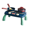 thumbnail image 2 of 19x Juego de accesorios de cocina para juegos de simulación para niños pequeños Juguete de cocina simulado Azul, 2 of 9