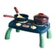 thumbnail image 2 of 19x juego de cocina para niños pequeños, juguete de cocina simulado, juguete de cocina, juego de rol, regalo educativo para niños y niñas , azul, 2 of 8