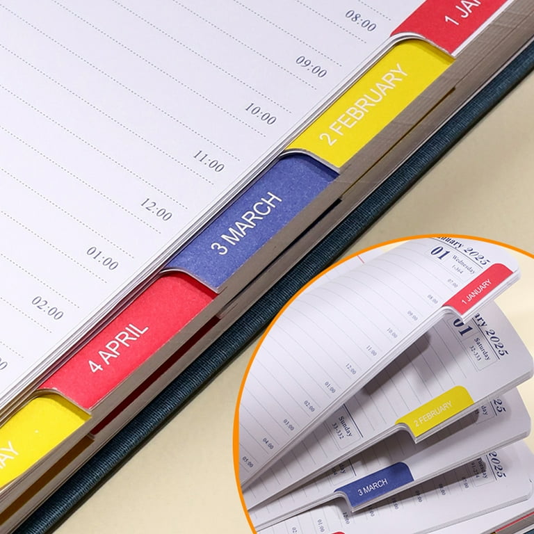 JingChun 2025 Planner-Daily, Weekly & Monthly Hardcover