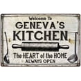 thumbnail image 1 of GENEVA'S Kitchen Farmhouse Sign 16 x 24 Matte Finish Metal 116240033306, 1 of 1