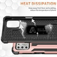 thumbnail image 3 of Moto G Stylus 2021 Case, Rosebono Hybrid Slim Colorful Armor Shockproof Impact Resistant Protective Cover Case With Kickstand For Moto G Stylus 2021 (Rose Gold), 3 of 8