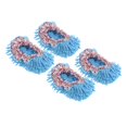 thumbnail image 3 of Zapatillas perezosas mopa zapatillas limpiador suave cubierta de reutilizable limpieza de calcetines lavables para pies 4/Set Azul perfecl Zapatillas de trapeador, 3 of 8