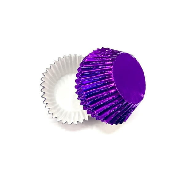 Metallic Purple Cupcake Liners & Wrappers