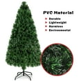 thumbnail image 5 of Costway 5Ft Pre-Lit Fiber Optic PVC Christmas Tree Metal Holiday, 5 of 10