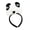 White, variant on Lovely Bear Ears Hair Accessory Soft Stretchy Headband Soft Plush Headdress Hair Hoop For Costumes