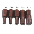 thumbnail image 4 of Lefu 1PC M5-M12 30mm Star Screwdriver Bit 10mm Hex Shank for Impact Screwdriver Head, 4 of 8