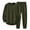 Army Green, variant on Aofany Sweatsuits for Men 2 Piece Sweatshirt And Sweatpants Set Plus Size Winter Fleece Hooded Plush Casual Tracksuit