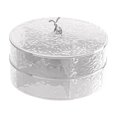thumbnail image 4 of GUOOL Divided Serving Tray Fruit Plate Dried Fruit Tray for Dessert Cookies Fruits 2 layer, 4 of 8