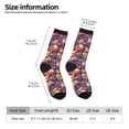 thumbnail image 2 of KLL Skull colorful daisy Print Cool Socks Men's Women's Crew Socks Funny Crazy Novelty Stockings, 2 of 6