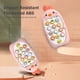 thumbnail image 3 of Teléfono móvil electrónico para bebés, juguete de silicona para niños, regalo de vacaciones (rosa), 3 of 9