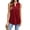 Wine red, variant on Fantaslook Womens Tank Tops V Neck Sleeveless Summer Shirts Loose Casual Tops Blouse