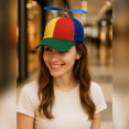 thumbnail image 3 of Gorra de béisbol Aiermo Colorful Helicopter Propeller Snapback, 3 of 6