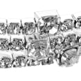 thumbnail image 3 of Sparkly Bracelet Multi-layer Rhinestone Bracelet Exquisite Bangle Women Rhinestone Bracelet Bangle Women Wrist Jewelry Rhinestone Bracelet, 3 of 5