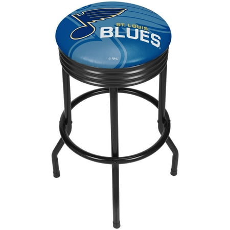Nhl Black Ribbed Bar Stool St Louis Blues Nhl Black Ribbed Bar Stool St Louis Blues