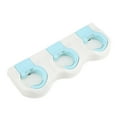 thumbnail image 4 of Wall Mounted Mop Rack Broom Holder Bathroom Storage Hangers (Blue 3 Hooks), 4 of 8