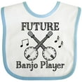 thumbnail image 3 of Inktastic Future Banjo Player Boys or Girls Baby Bib, 3 of 4