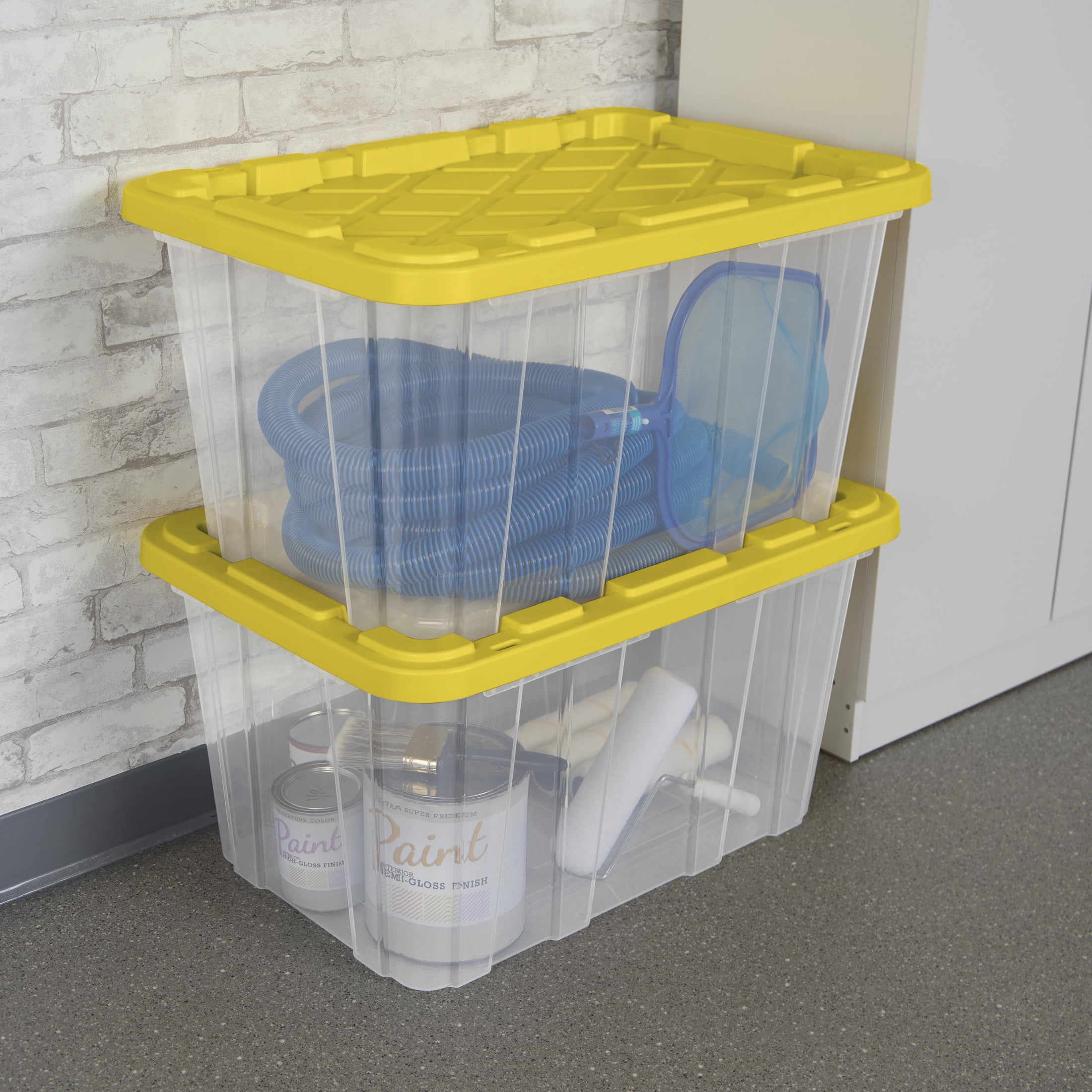 Large Storage Bin 4-Pack - Boxes for facility management - Walmart