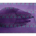 thumbnail image 4 of oneOone Viscose Chiffon Fabric Chevron & Swirl Block Printed Fabric 1 Yard 42 Inch Wide, 4 of 4