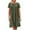 AA-Army Green, variant on BiZtdJrK Vintage Summer Cotton Linen Dress for Women Casual Cap Sleeve Ruched T Shirts Dress Loose Fit A-Line Beach Sundress Orange XL Lightning Sales Today