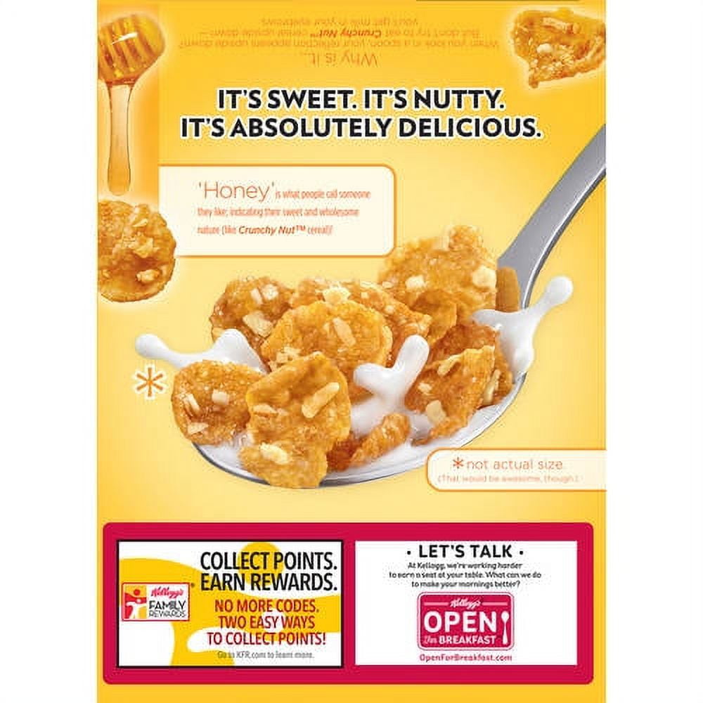 Kelloggs Crunchy Nut Cereal, 13.2 oz 
