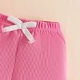 thumbnail image 5 of UAYOTSE Toddler Baby Girl Clothes 3 6 12 18 24 Month 2T 3T Summer Outfit Embroidery Daddy's Girl Shirts + Shorts Set,Sizes 12-18 Months, 5 of 7