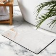 thumbnail image 4 of Upgrade Your Bathroom with Our 20x32 inch Marble Bath Rug Runner – Soft, Long, Non-Slip, Luxury Microfiber Bathroom Mat, Machine-Washable Floor Rug for Tub & Shower, 4 of 5