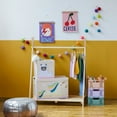 thumbnail image 5 of 3 Sprouts Children's Foldable Fabric Storage Cube Soft Toy Basket, Llama, 5 of 5