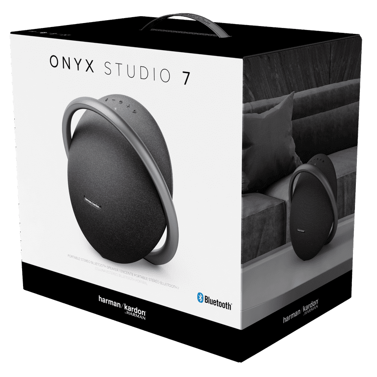 Kardon Bluetooth 7 Portable Harman Blue Studio Speaker, Onyx Stereo