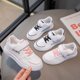 thumbnail image 2 of Zapatillas de deporte para niños, zapatillas de deporte para niñas, zapatillas blancas para estudiantes de primavera y otoño, zapatillas para correr para niñas con suela suave y a juego, 2 of 5