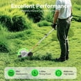 thumbnail image 3 of 26CC Gas Powered String Trimmer with 2 Blade Heads, 0.65KW Cordless  Eater for Lawn Garden Hedge, 3 of 6