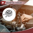 thumbnail image 2 of Unique Bargains Engine Oil Cooler No.264102G100 Transmission Oil Cooler for Hyundai Santa Fe 10-12 Aluminum Alloy 1 Pc, 2 of 7