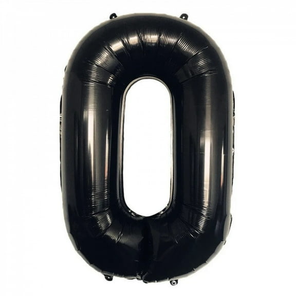 32inch Black Number Foil Balloons for Birthday Party Wedding Anniversary Baby Shower Decor 0 1 2 3 4 5 6 7 8 9 Digital Balloon